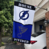 Tampa Bay Lightning vs St. Louis Blues House Divided Flag, NHL House Divided Flag