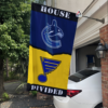 Vancouver Canucks vs St. Louis Blues House Divided Flag, NHL House Divided Flag