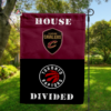 Cleveland Cavaliers vs Toronto Raptors House Divided Flag, NBA House Divided Flag