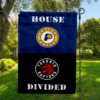 Indiana Pacers vs Toronto Raptors House Divided Flag, NBA House Divided Flag