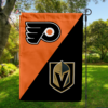 Philadelphia Flyers vs Vegas Golden Knights House Divided Flag, NHL House Divided Flag