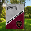 San Antonio Spurs vs Cleveland Cavaliers House Divided Flag, NBA House Divided Flag