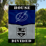 Lightning vs Kings House Divided Flag, NHL House Divided Flag