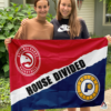 Atlanta Hawks vs Indiana Pacers House Divided Flag, NBA House Divided Flag