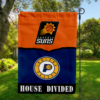 Phoenix Suns vs Indiana Pacers House Divided Flag, NBA House Divided Flag