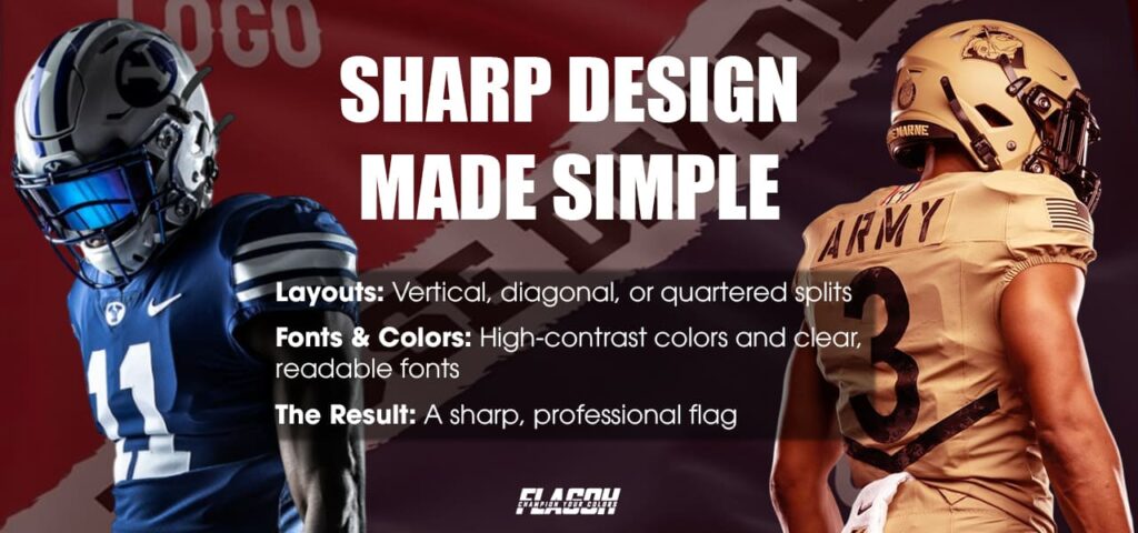 Design Your House Divided Flag