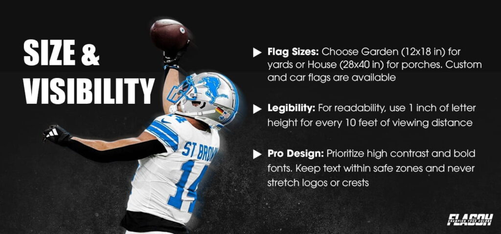 Flag Size and Placement