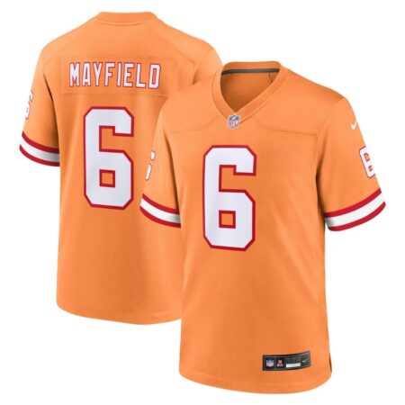 Baker Mayfield Tampa Bay Buccaneers Jersey – Orange, Limited Replica Fan Edition