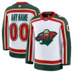 Minnesota Wild 25th Anniversary Premium Custom Jersey - White, Limited Replica Fan Edition