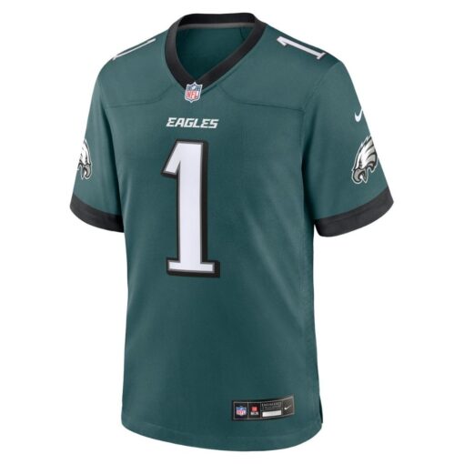 Jalen Hurts Philadelphia Eagles Jersey – Midnight Green, Limited Replica Fan Edition