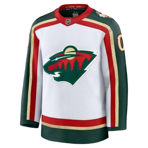 Minnesota Wild 25th Anniversary Premium Custom Jersey – White, Limited Replica Fan Edition