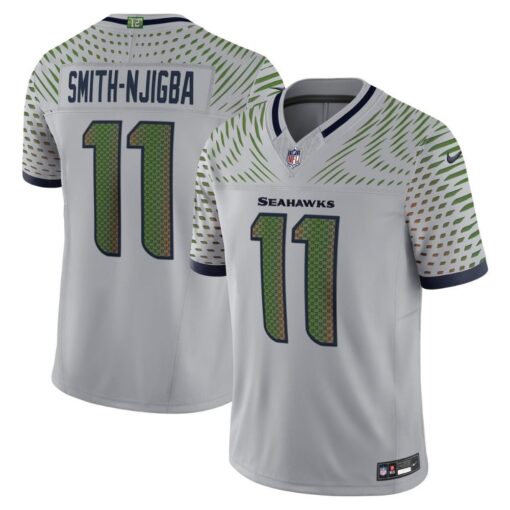 Jaxon Smith-Njigba Seattle Seahawks Jersey – Wolf Gray, Limited Replica Fan Edition