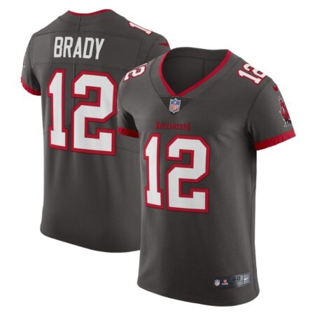Tom Brady Tampa Bay Buccaneers Jersey – Pewter, Limited Replica Fan Edition