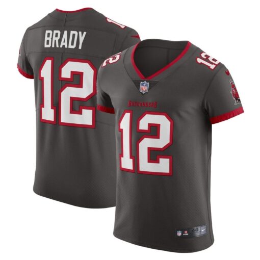 Tom Brady Tampa Bay Buccaneers Jersey – Pewter, Limited Replica Fan Edition