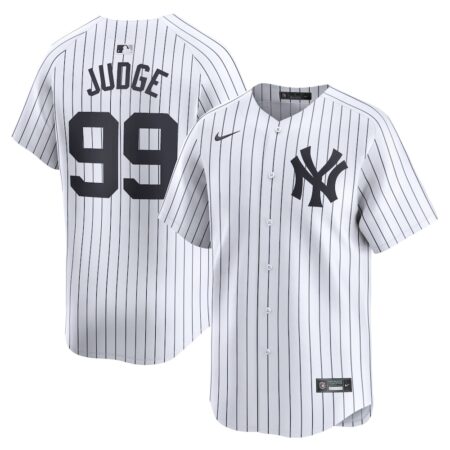 Aaron Judge New York Yankees Home Limited Player Jersey – White, Limited Replica Fan Edition