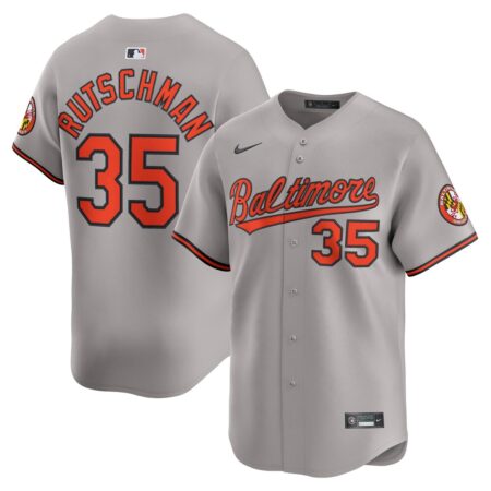 Adley Rutschman Baltimore Orioles Road Limited Player Jersey – Gray, Limited Replica Fan Edition