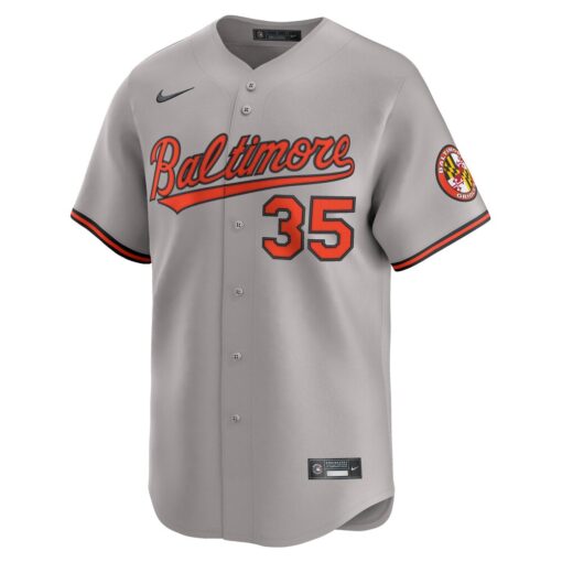 Adley Rutschman Baltimore Orioles Road Limited Player Jersey – Gray, Limited Replica Fan Edition