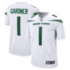 Ahmad Sauce Gardner New York Jets Jersey - White, Limited Replica Fan Edition