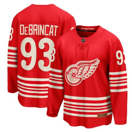 Alex DeBrincat Detroit Red Wings Centennial Breakaway Player Jersey – Red, Limited Replica Fan Edition
