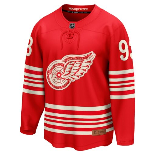 Alex DeBrincat Detroit Red Wings Centennial Breakaway Player Jersey – Red, Limited Replica Fan Edition