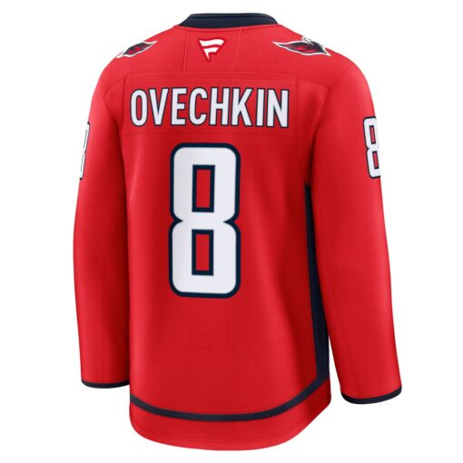 Alexander Ovechkin Washington Capitals Home Premium Jersey – Red, Limited Replica Fan Edition