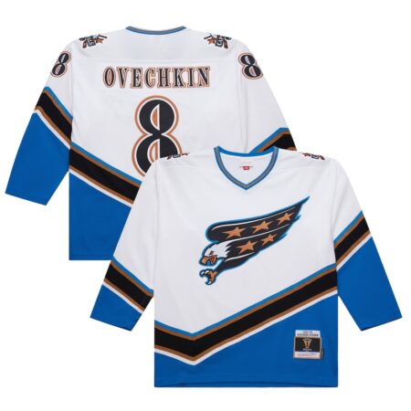 Alexander Ovechkin Washington Capitals Mitchell Ness 2005 Power Play Jersey – White, Limited Replica Fan Edition