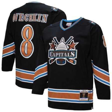 Alexander Ovechkin Washington Capitals Mitchell Ness 2005/06 Power Play Jersey – Black, Limited Replica Fan Edition