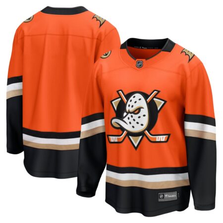 Anaheim Ducks Home Breakaway Jersey – Orange, Limited Replica Fan Edition