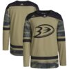 Anaheim Ducks Military Appreciation Team Practice Jersey - Camo, Limited Replica Fan Edition