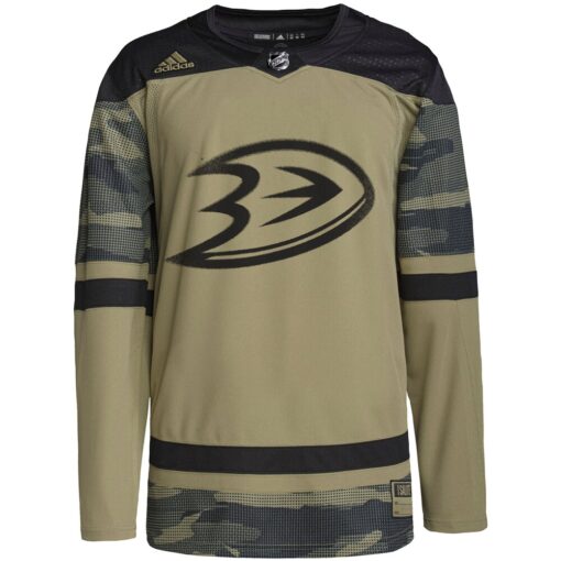 Anaheim Ducks Military Appreciation Team Practice Jersey – Camo, Limited Replica Fan Edition