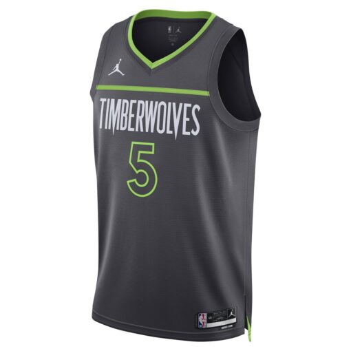 Anthony Edwards Minnesota Timberwolves Jordan Unisex Swingman Jersey Statement Edition Charcoal, Limited Replica Fan Edition
