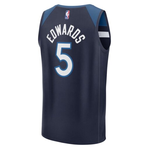 Anthony Edwards Minnesota Timberwolves Player Jersey Icon Edition Navy, Limited Replica Fan Edition