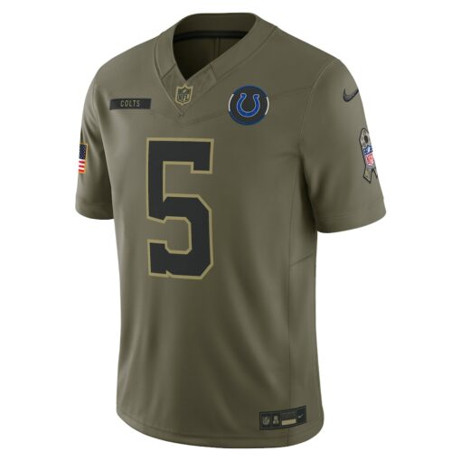 Anthony Richardson Sr. Indianapolis Colts Limited Jersey – Olive, Limited Replica Fan Edition