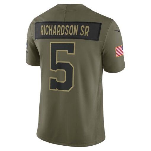 Anthony Richardson Sr. Indianapolis Colts Limited Jersey – Olive, Limited Replica Fan Edition