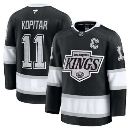 Anze Kopitar Los Angeles Kings Home Premium Jersey – Black, Limited Replica Fan Edition