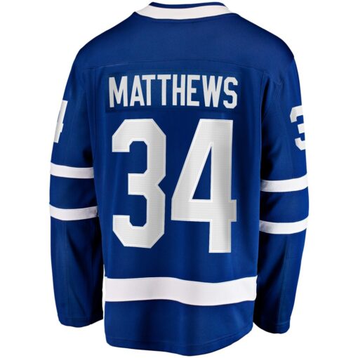 Auston Matthews Toronto Maple Leafs Fanatics Captain Patch Home Breakaway Player Jersey, Limited Replica Fan Edition