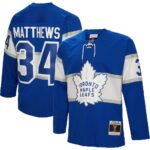 Auston Matthews Toronto Maple Leafs Mitchell Ness 2017 Winter Classic Blue Line Player Jersey - Blue, Limited Replica Fan Edition