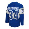 Auston Matthews Toronto Maple Leafs Mitchell Ness 2017 Winter Classic Blue Line Player Jersey - Blue, Limited Replica Fan Edition