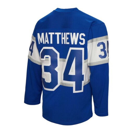 Auston Matthews Toronto Maple Leafs Mitchell Ness 2017 Winter Classic Blue Line Player Jersey – Blue, Limited Replica Fan Edition