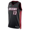 Bam Adebayo Miami Heat Unisex Swingman Jersey Icon Edition Black, Limited Replica Fan Edition