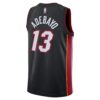 Bam Adebayo Miami Heat Unisex Swingman Jersey Icon Edition Black, Limited Replica Fan Edition