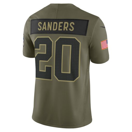 Barry Sanders Detroit Lions Limited Jersey – Olive, Limited Replica Fan Edition