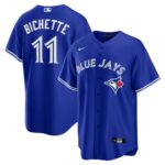 George Springer Toronto Blue Jays Alternate 2 Replica Jersey – Rush Blue, Limited Replica Fan Edition