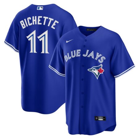 Bo Bichette Toronto Blue Jays Alternate 2 Replica Jersey – Rush Blue, Limited Replica Fan Edition