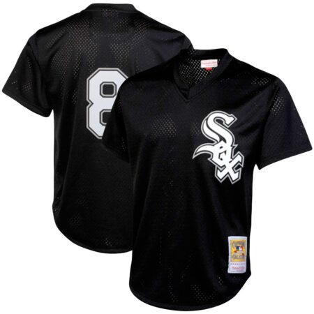 Bo Jackson Chicago White Sox Mitchell & Ness Cooperstown Collection Big & Tall Mesh Batting Practice Jersey – B, Limited Replica Fan Edition