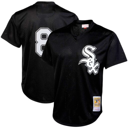 Bo Jackson Chicago White Sox Mitchell & Ness Cooperstown Collection Big & Tall Mesh Batting Practice Jersey – B, Limited Replica Fan Edition