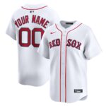 Boston Red Sox Home Limited Custom Jersey - White, Limited Replica Fan Edition