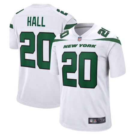 Breece Hall New York Jets Jersey – White, Limited Replica Fan Edition