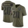 Brian Dawkins Philadelphia Eagles Limited Jersey - Olive, Limited Replica Fan Edition