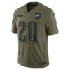 Brian Dawkins Philadelphia Eagles Limited Jersey - Olive, Limited Replica Fan Edition